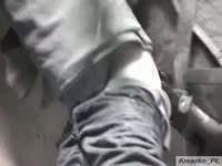 Gay got banged hard by big horse dick